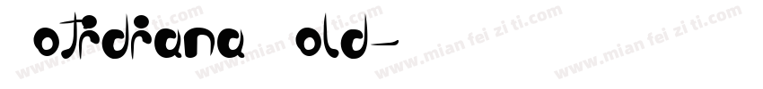 Cotidiana Bold字体转换
